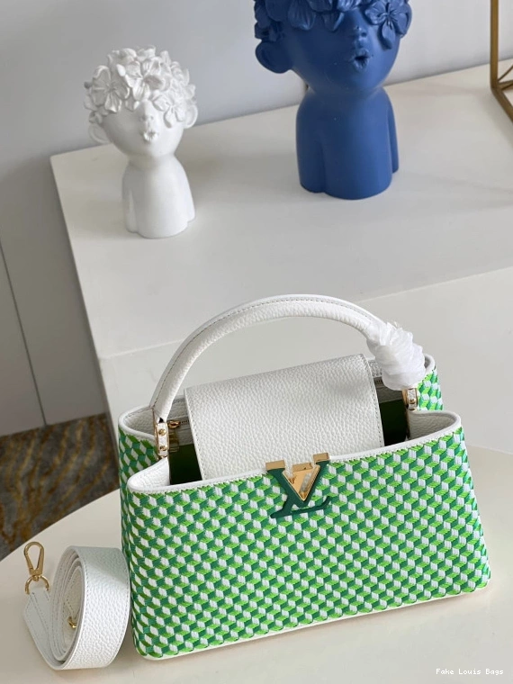 Rep ladies MM VUITTON CAPUCINES LOUIS 0810